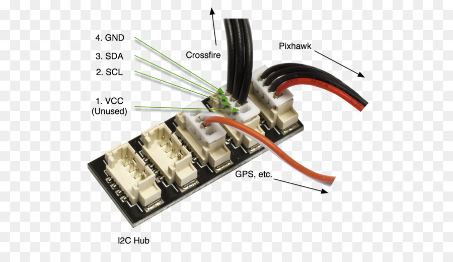 Centre I2c，Connecteur PNG