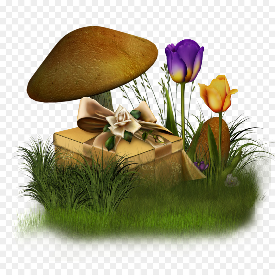 Champignons Et Fleurs，Champignon PNG