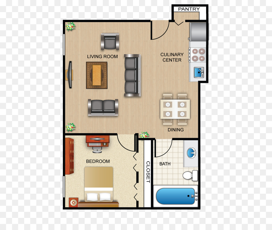 Disposition De L'appartement，Plan D'étage PNG