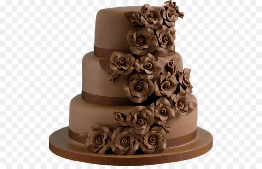 Gâteau Au Chocolat，Roses PNG