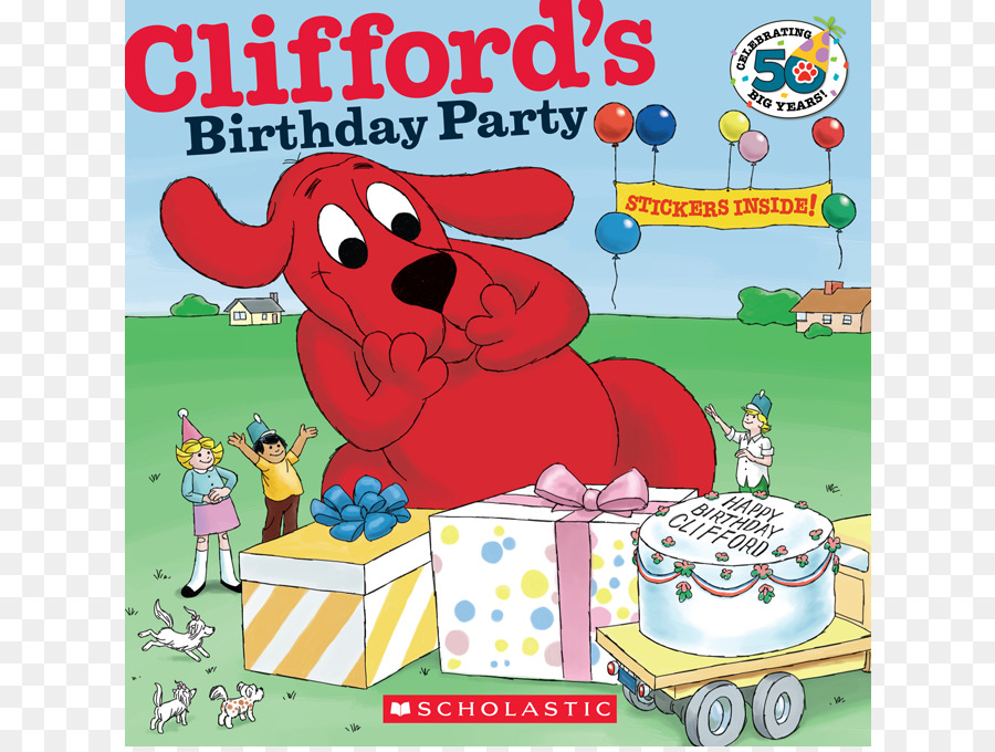 Clifford De Fête D Anniversaire，Clifford Le Gros Chien Rouge PNG