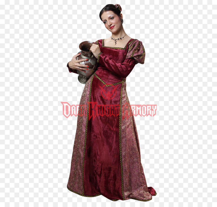 Robe，Anglais Les Vêtements Médiévaux PNG