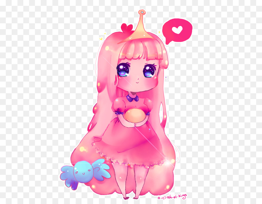 Princesse Bubblegum，Fan Art PNG