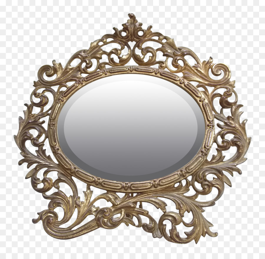 Miroir Doré，Décoratif PNG