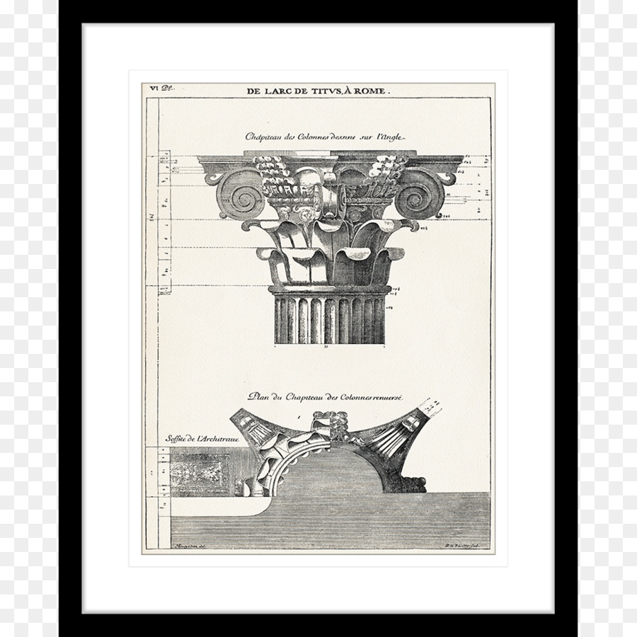 Dessin Architectural，Colonne PNG