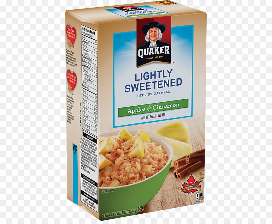 Quaker Gruau Instantané，Les Céréales Du Petit Déjeuner PNG