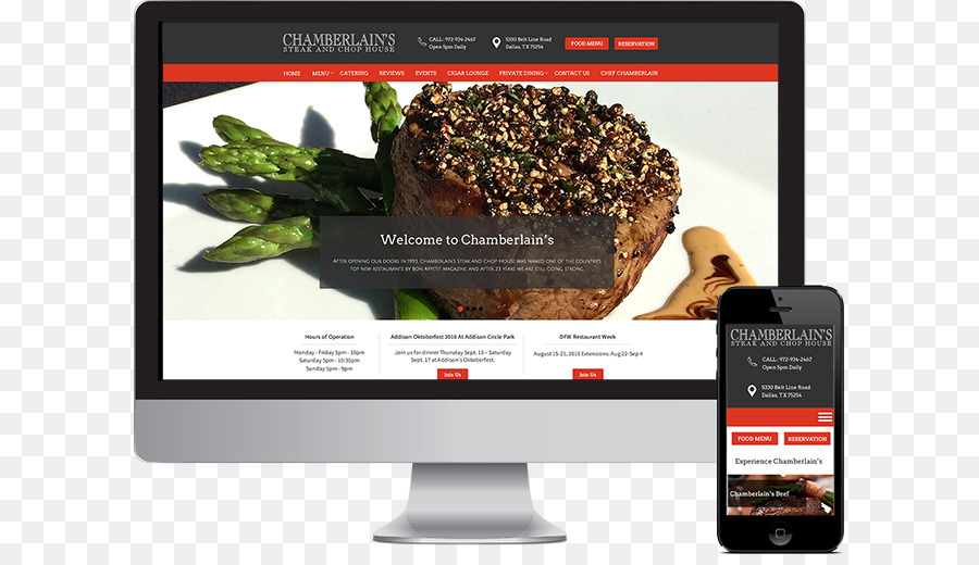 Développement Web，Chamberlain Steak Et Chop House PNG