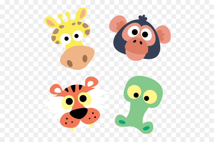 Visages D'animaux，Mignon PNG