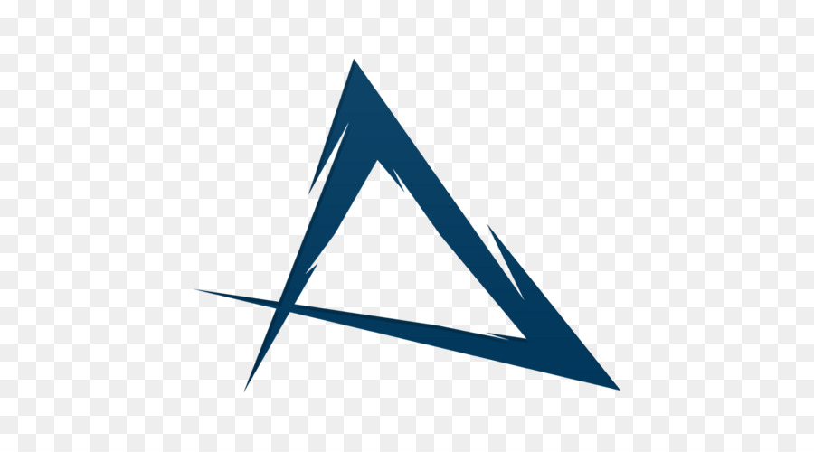 Logo Triangle Bleu，Géométrique PNG