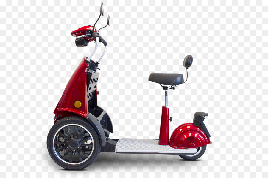 Trottinette Rouge，À Trois Roues PNG