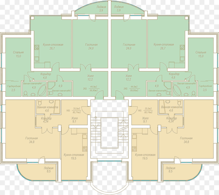 Plan D étage，Quartier Résidentiel PNG