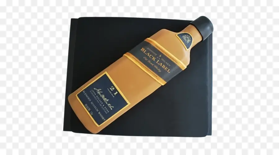 Bouteille D'étiquette Noire，Whisky PNG