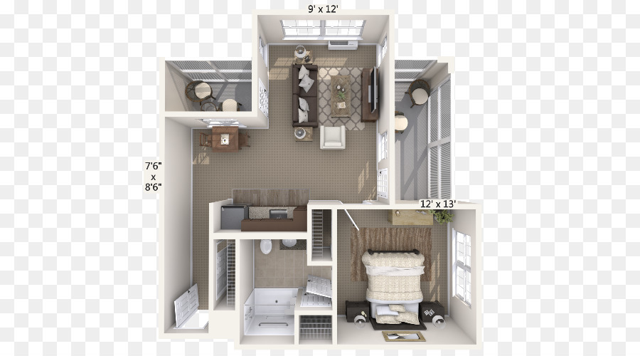 Disposition De L'appartement，Plan D'étage PNG