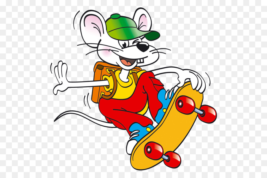 Souris De Skateboard，Animal PNG