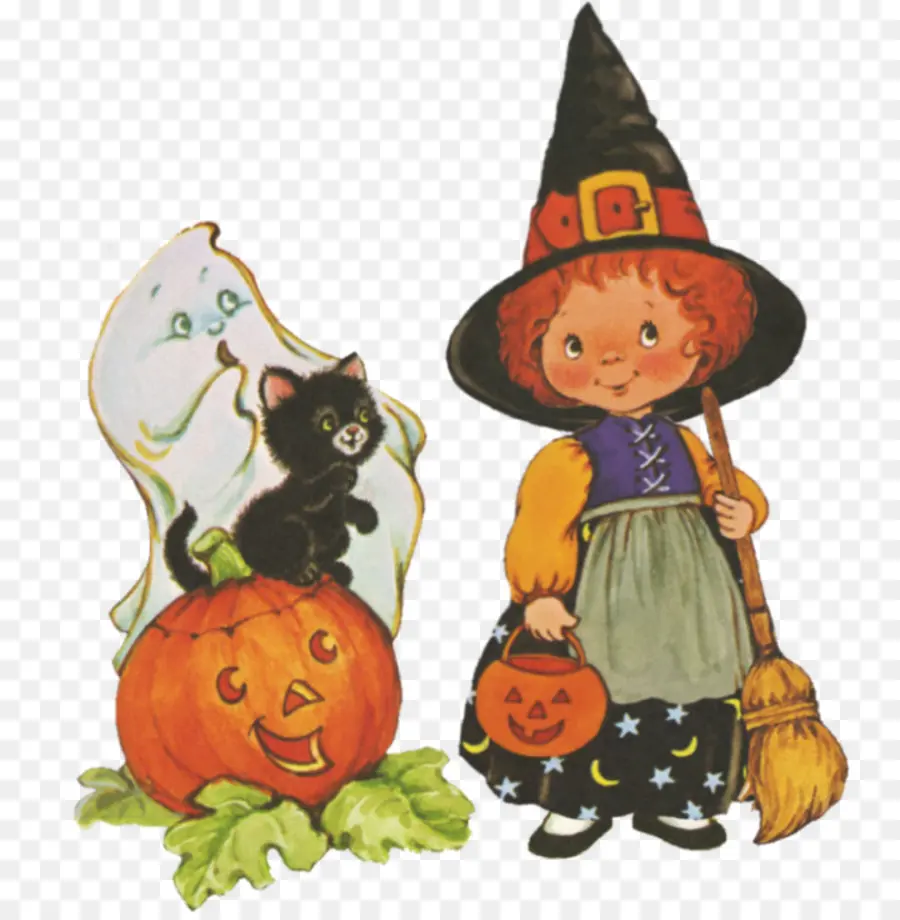 Personnages D'halloween，Sorcière PNG