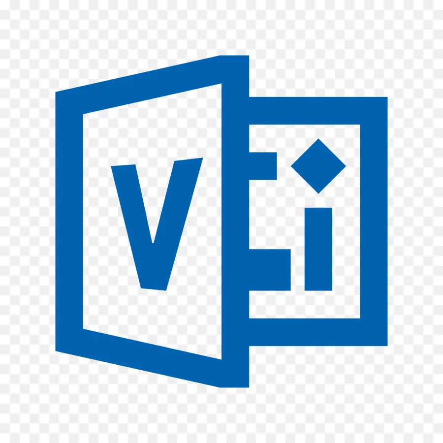 Logo Visio，Microsoft PNG