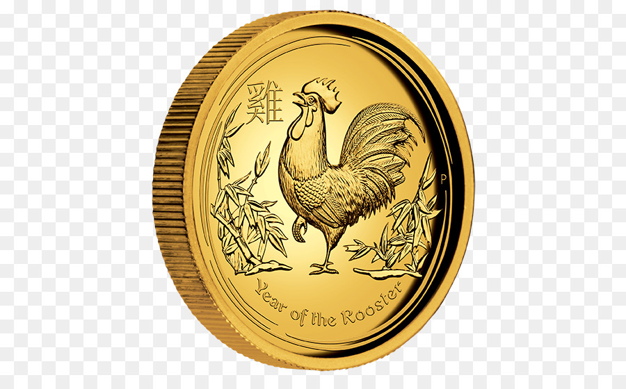 Année De La Pièce Du Coq，Or PNG