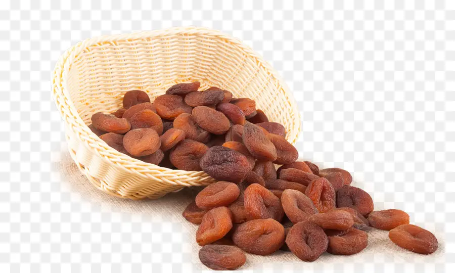 Abricots Secs，Panier PNG