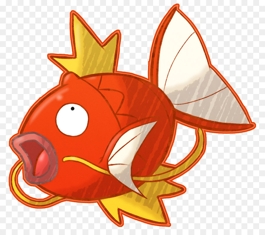 Poisson De Dessin Animé，Jaune PNG