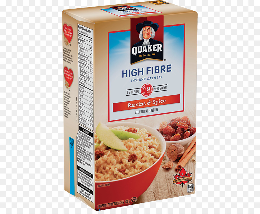 Quaker Instantanément Floque，Céréales Pour Le Petit Déjeuner PNG