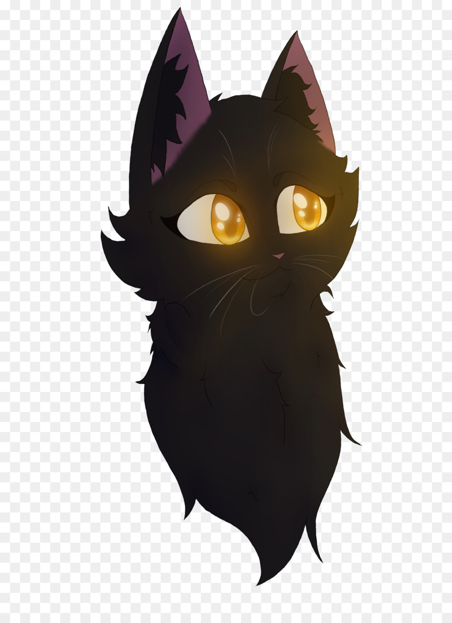 Chat De Dessin Animé，Noir PNG