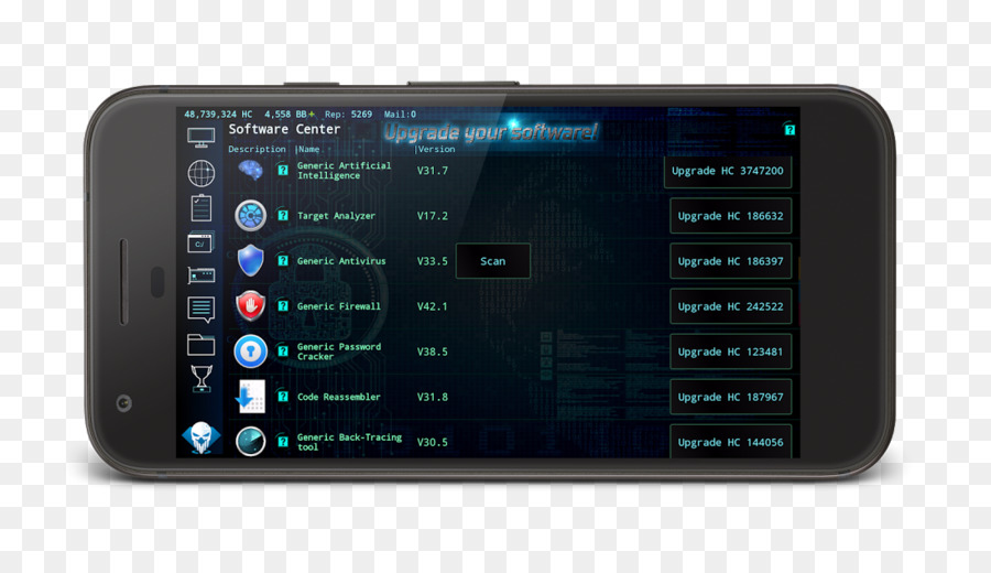 Les Hackers Piratage Simulateur，Smartphone PNG