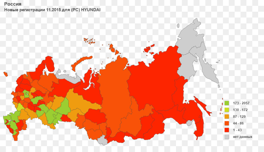 Carte De La Russie，Régions PNG