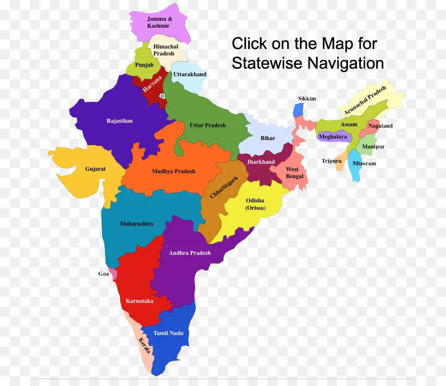 L Inde，Les états Et Territoires De L Inde PNG