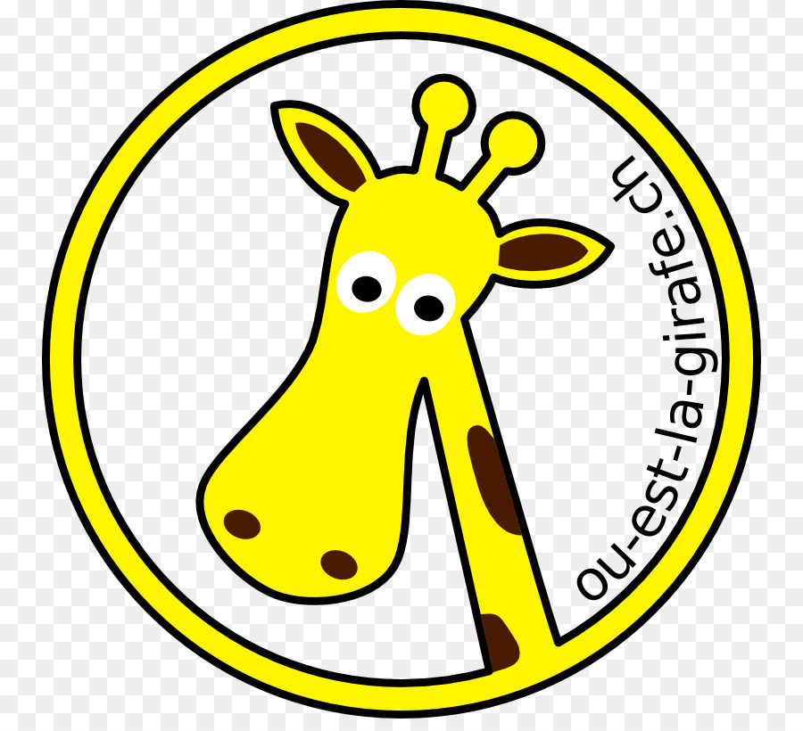 Girafe Jaune，Dessin Animé PNG