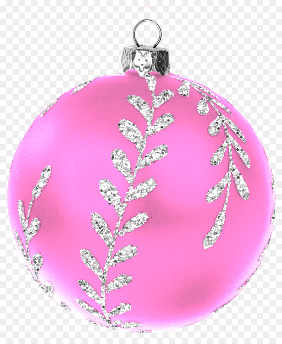 Ornement De Noël，Rose M PNG