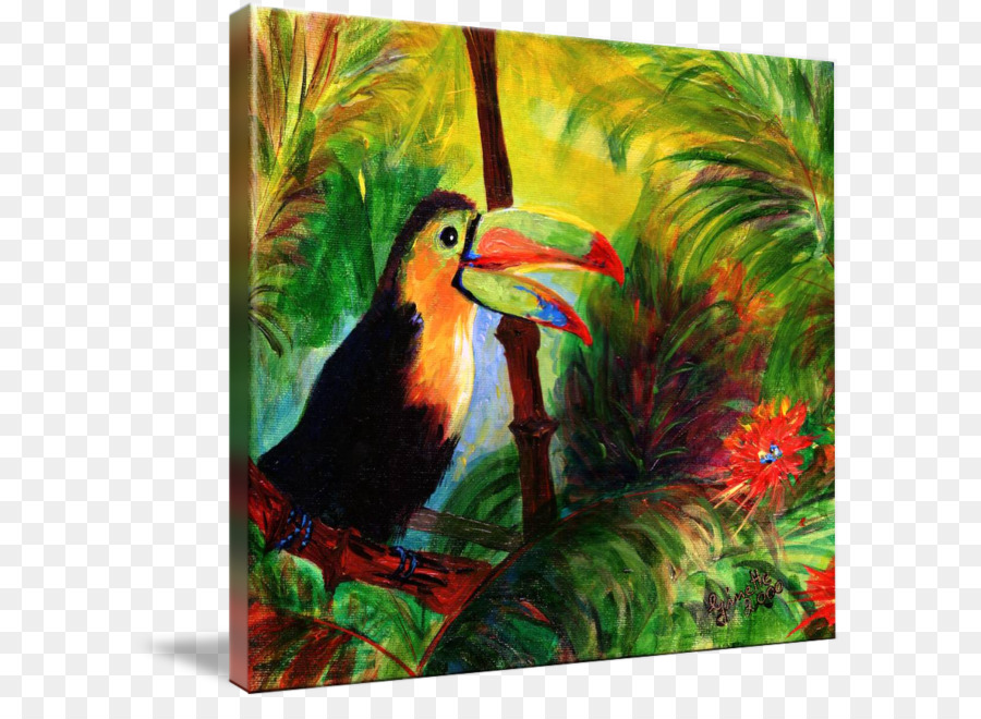 Le Toucan，Peinture PNG