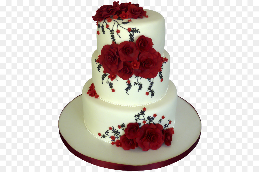 Gâteau De Mariage，Fleurs PNG