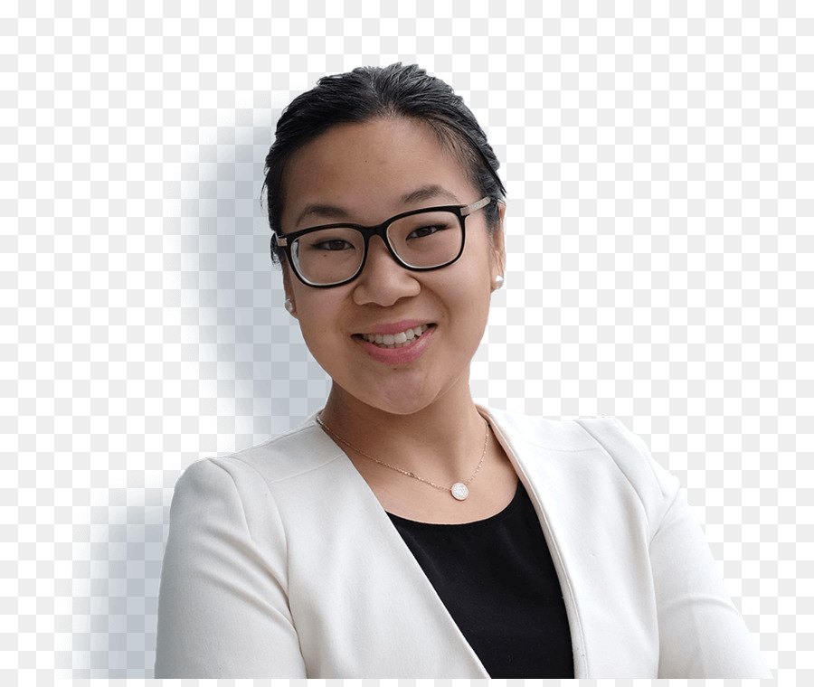 Femme à Lunettes，Souriant PNG