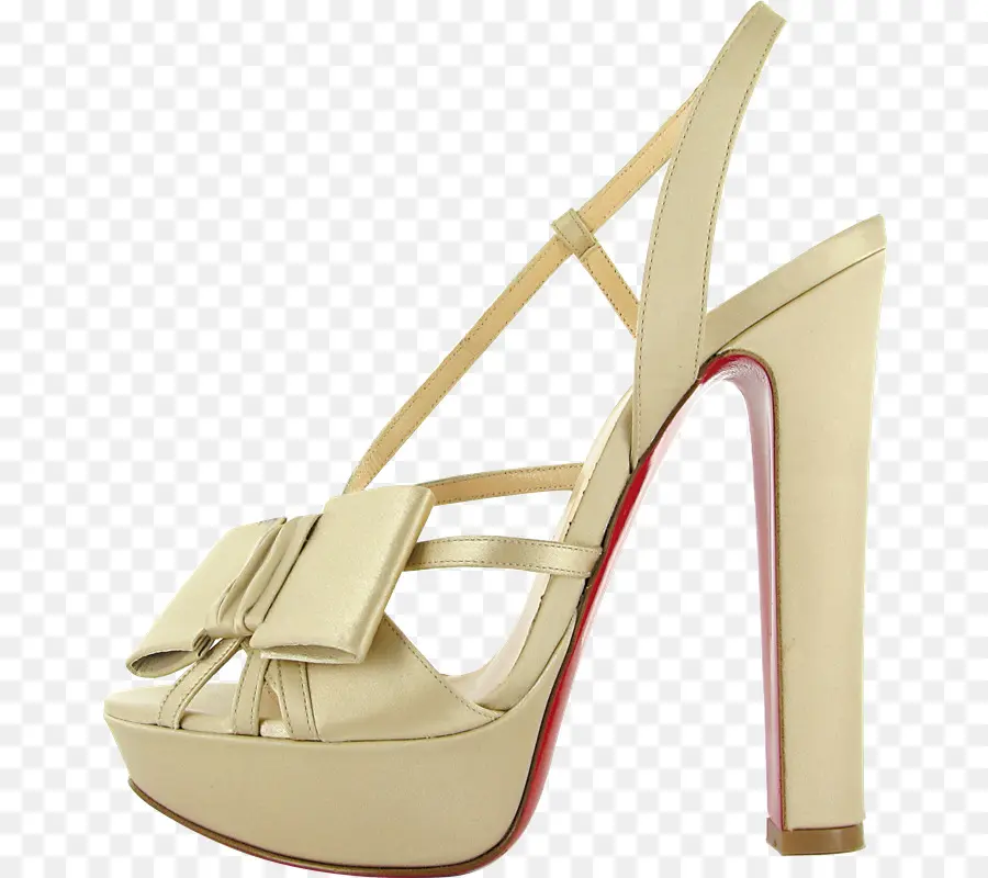 Chaussure à Talons Hauts Beige，Chaussure PNG