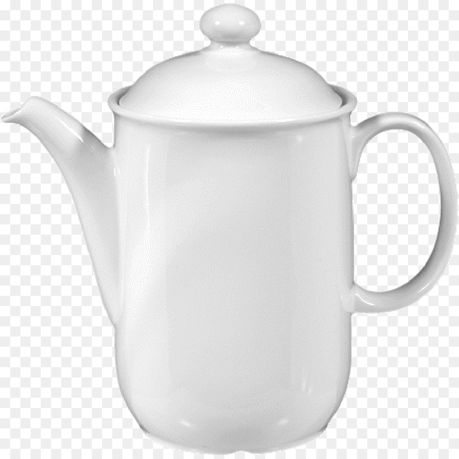 Théière Blanche，Porcelaine PNG