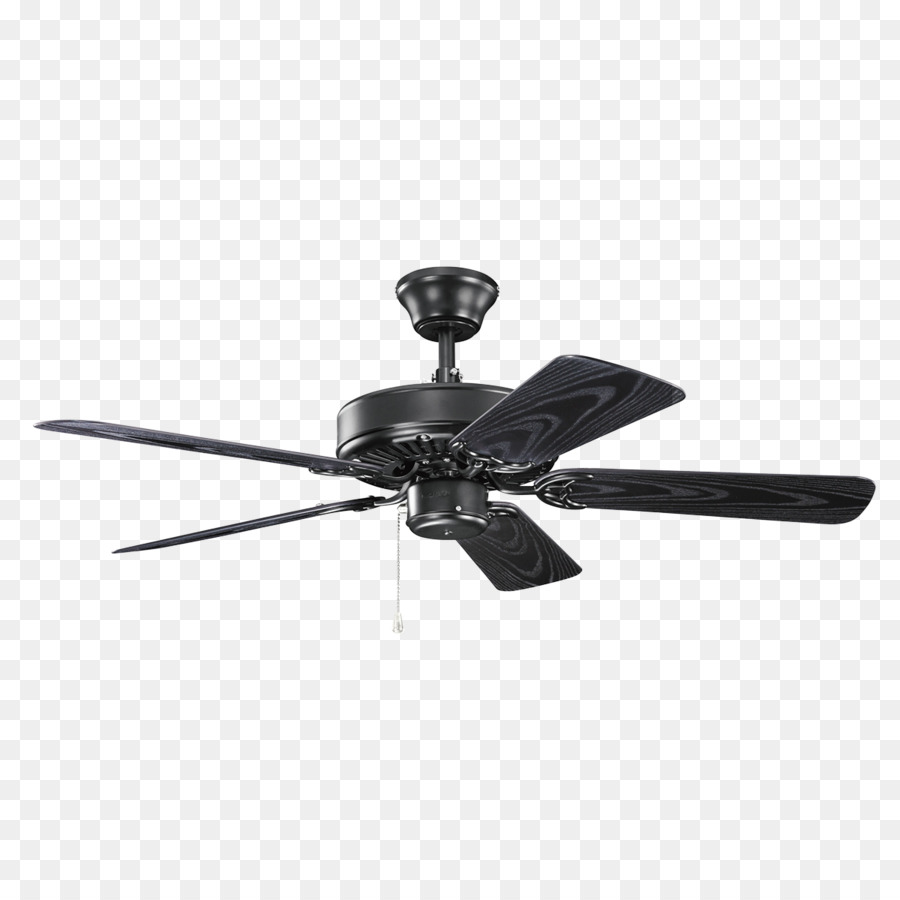 Ventilateur De Plafond，Noir PNG