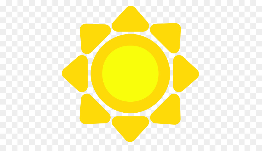 Soleil Jaune，Brillant PNG