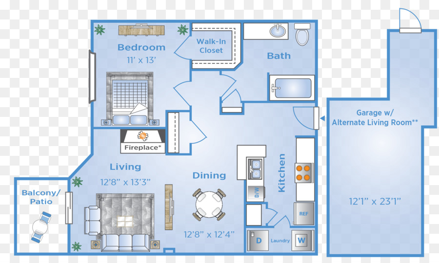 Plan D étage，Appartement PNG