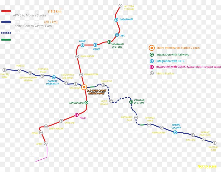 Metrolink Express Pour Gandhinagar Et Ahmedabad，Transit Rapide PNG