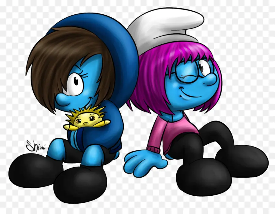 Personnages Bleus，Schtroumpfs PNG