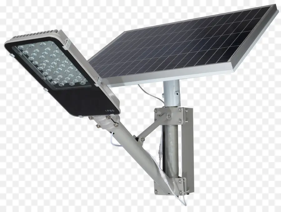 Lampadaire Solaire，Panneau Solaire PNG