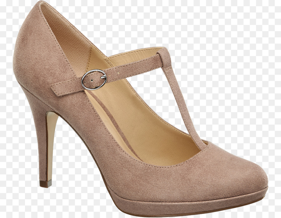 Chaussure à Talons Hauts，Beige PNG