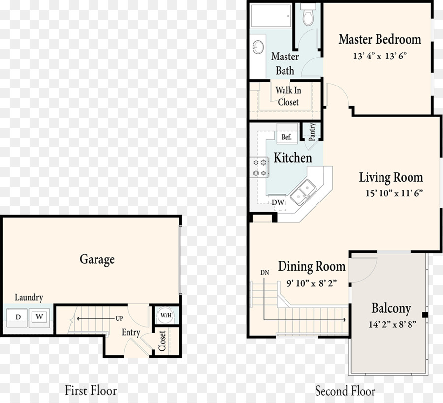 Plan D'étage De La Maison，Mise En Page PNG