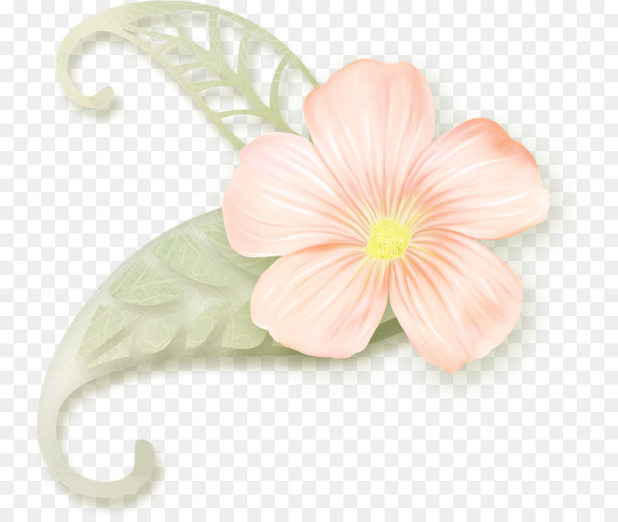 Fleur Rose，Feuille PNG