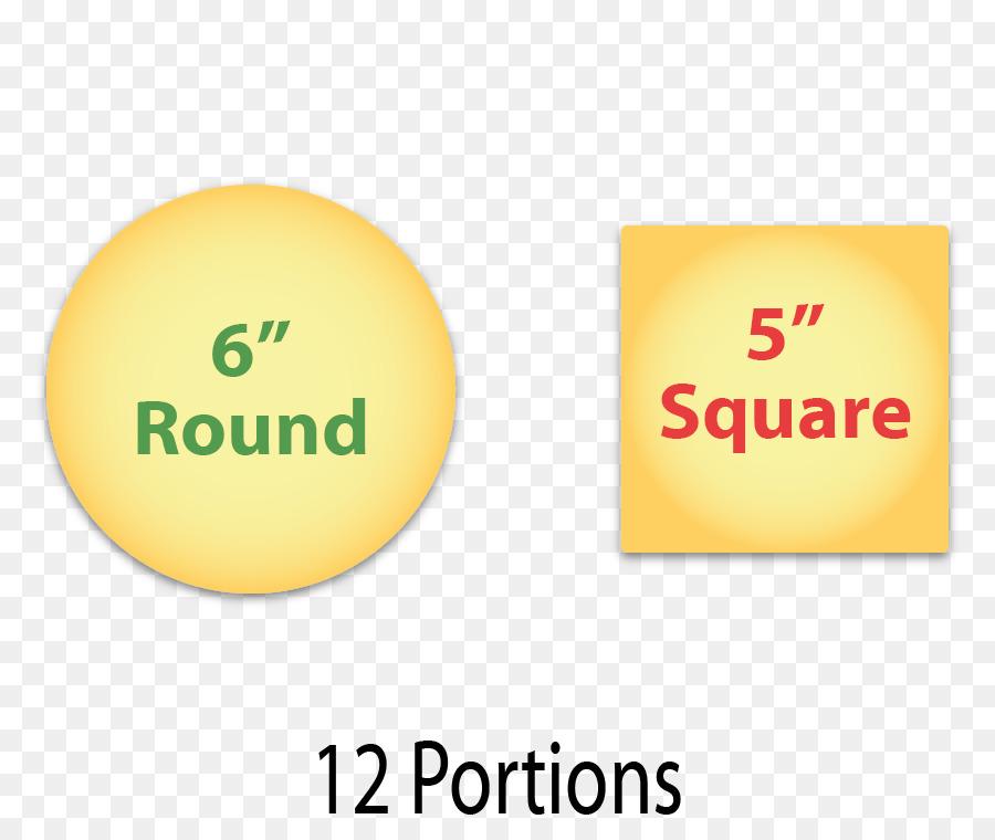 Tailles Des Portions，Rond PNG