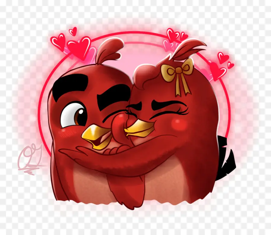 Oiseaux De Dessin Animé，Amour PNG