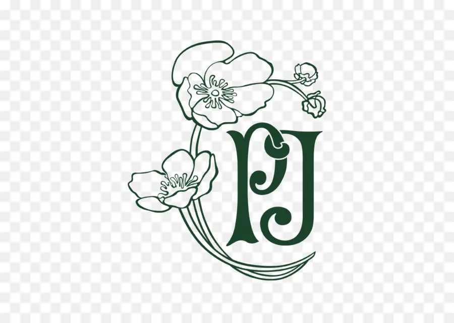 Monogramme Floral，Fleurs PNG