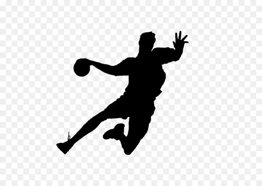 Silhouette De Basket Ball，Sport PNG