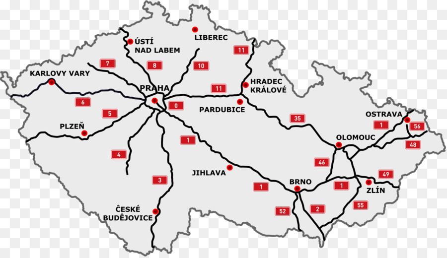 Les Routes De La République Tchèque，Autoroute D1 PNG