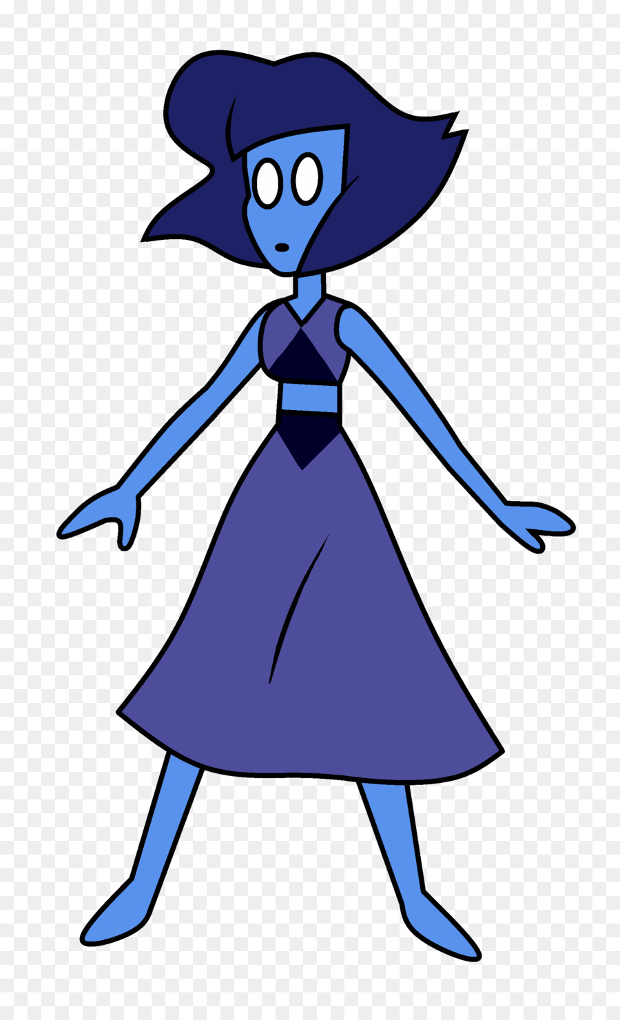 Caractère Bleu，Dessin Animé PNG